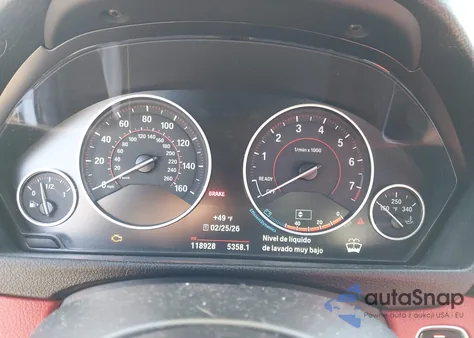 2016 BMW 435I xDrive z USA, uszkodzony, nr VIN WBA3R5C56GK371151